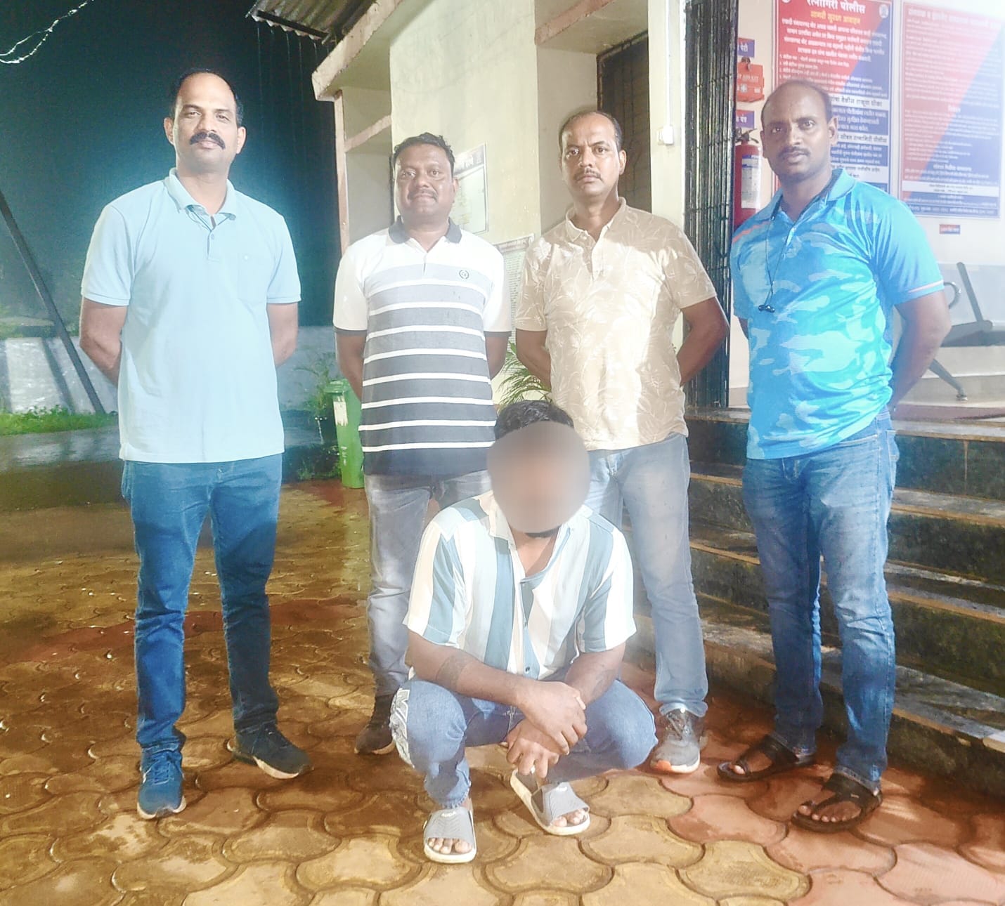 जन्मठेपेची शिक्षा भोगत पॅरोलवर सुटलेल्या फरार कैद्याला नवी मुंबईतून अटक ; रत्नागिरी LCB ची कारवाई