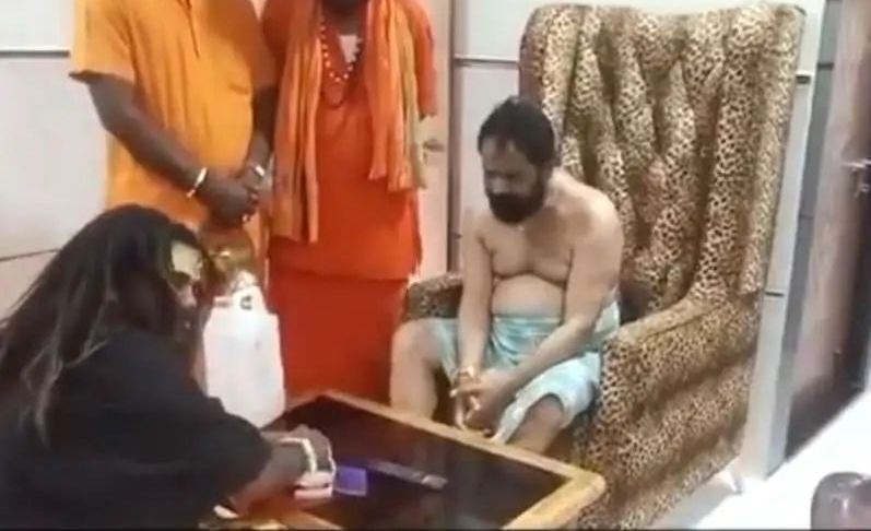 रायगडच्या पालकमंत्रिपदासाठी भरत गोगावलेंची अघोरी पूजा?